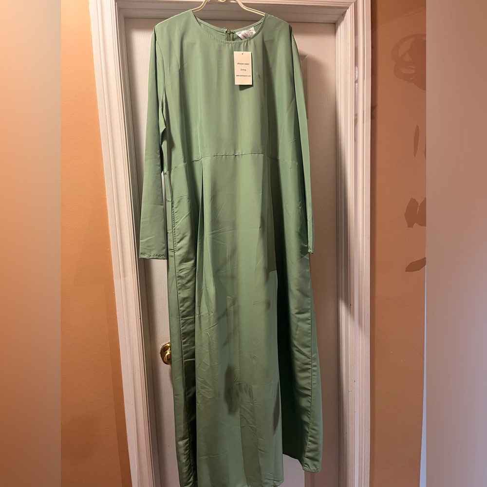 Summer green abaya